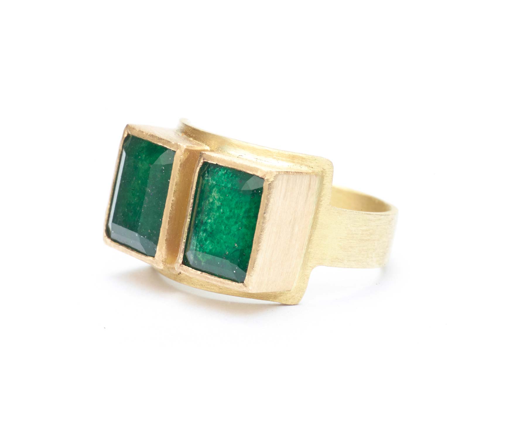 Vedic Astrological Emerald Ring
