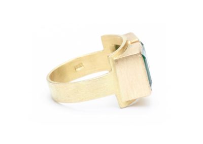 handmade-Emerald-and-18k-gold-ring-custom-made-in-austin-tx