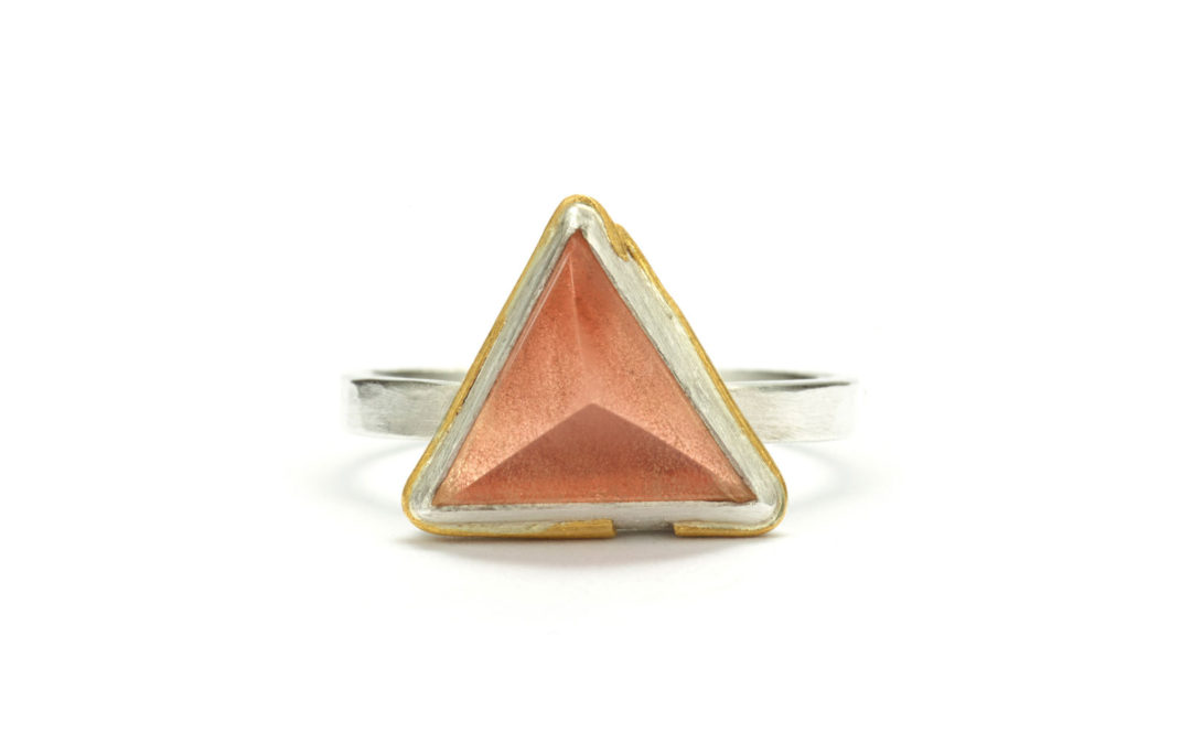 Gold Wrapped Sunstone